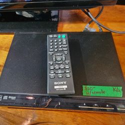 Sony DVD Player with remote control 
Works perfectly 