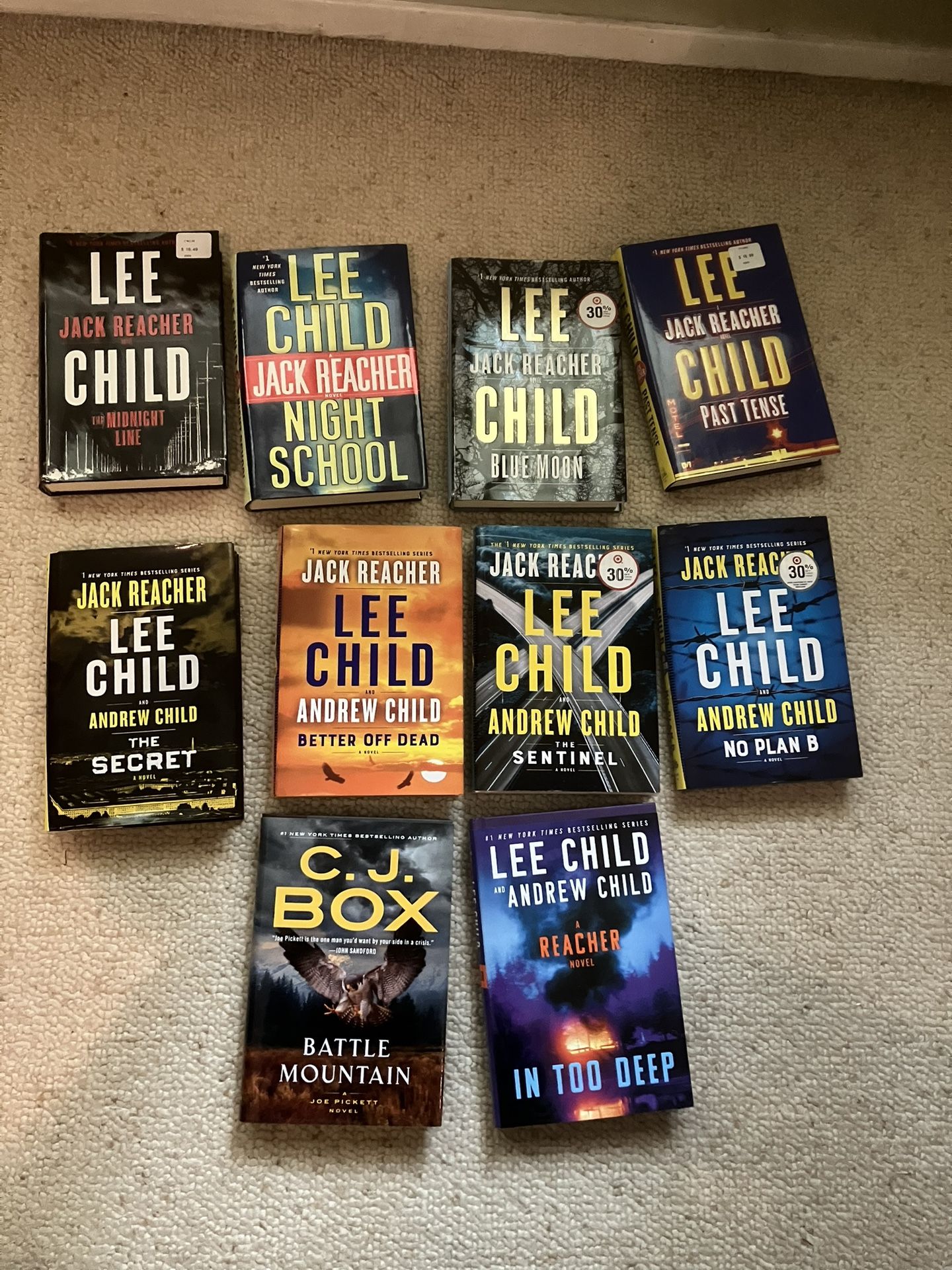 32 Lee Child Books
