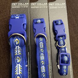 LA Rams pet collar