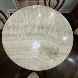 Marble Table With 4 Chairs 