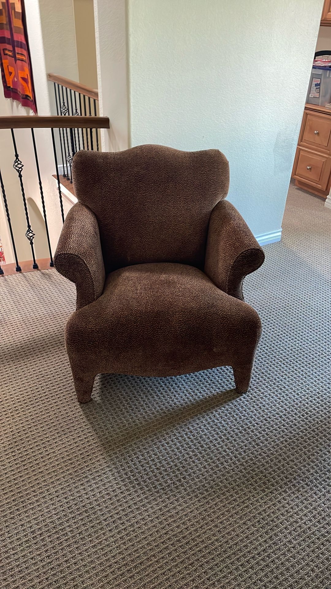 Leopard Look Chair.