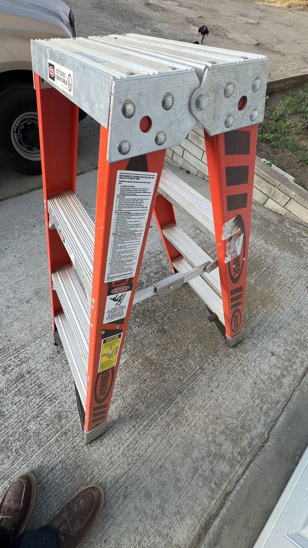 Twin Ladder Double Sided Ladder Werner