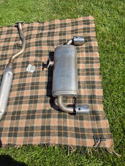 2024 Toyota GR86 Exhaust muffler and tailpipe assembly