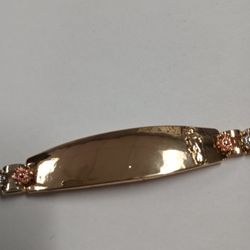 14k. Gold Plated Bracelet / Saint Jude 