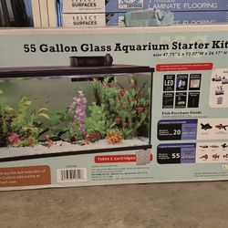 55 Gallon Starter Fish Tank 