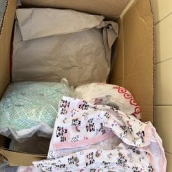 Box Of Baby Clothing Newborn