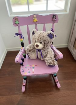 little girls whimsical rocking chair