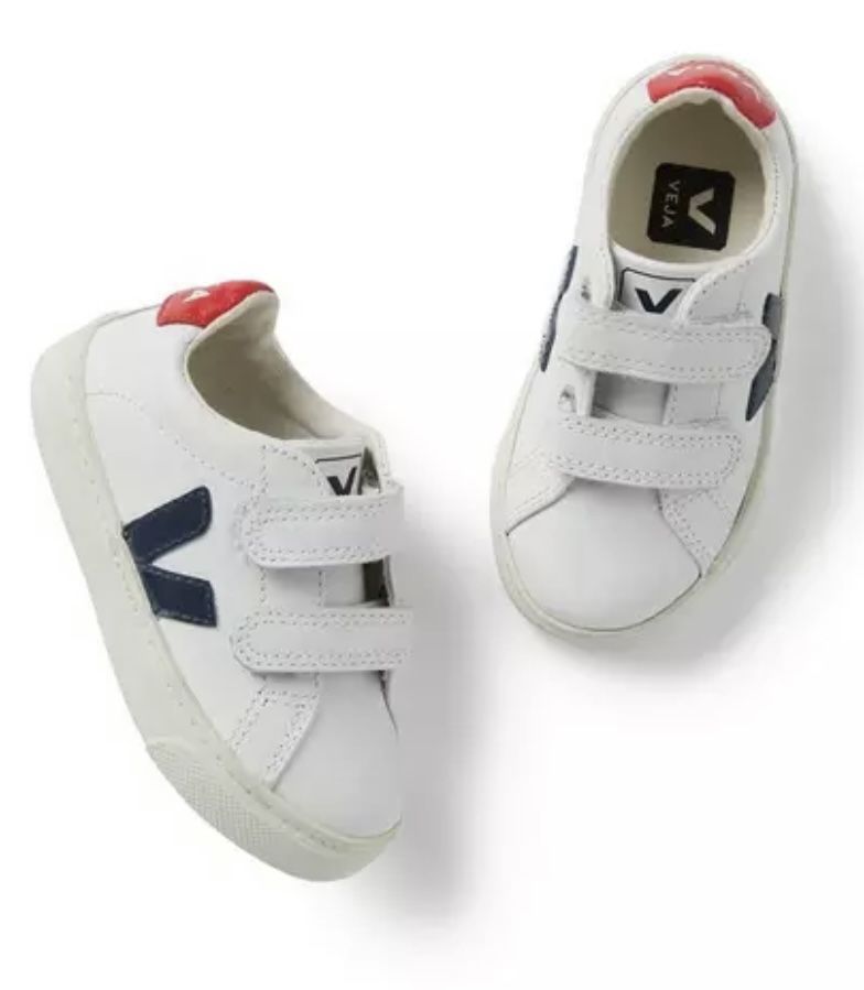 VEJA Kids Esplar Velcro sneakers ( Big Kid) NWOT