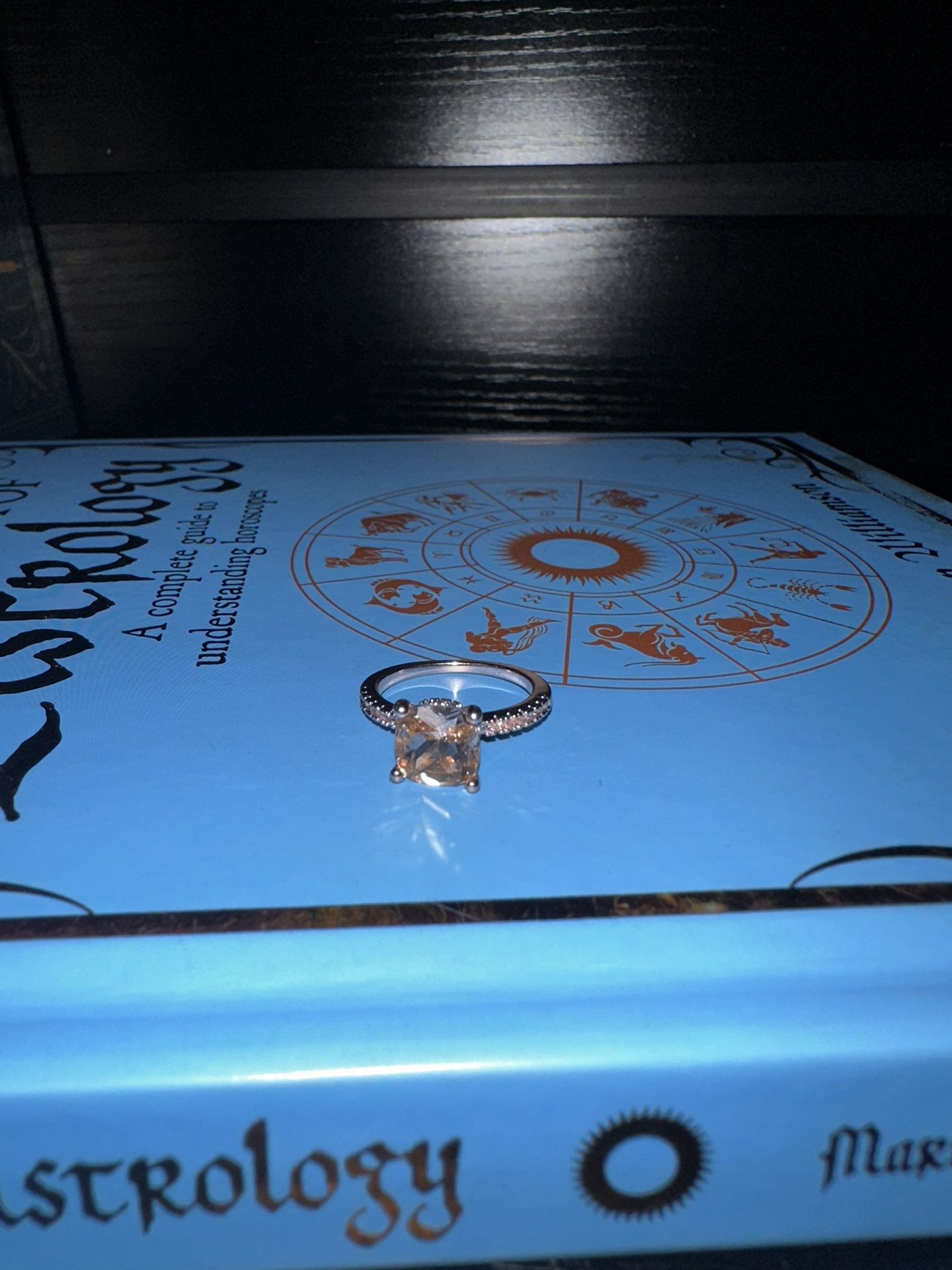 STERLING SILVER ROSE GOLD RING