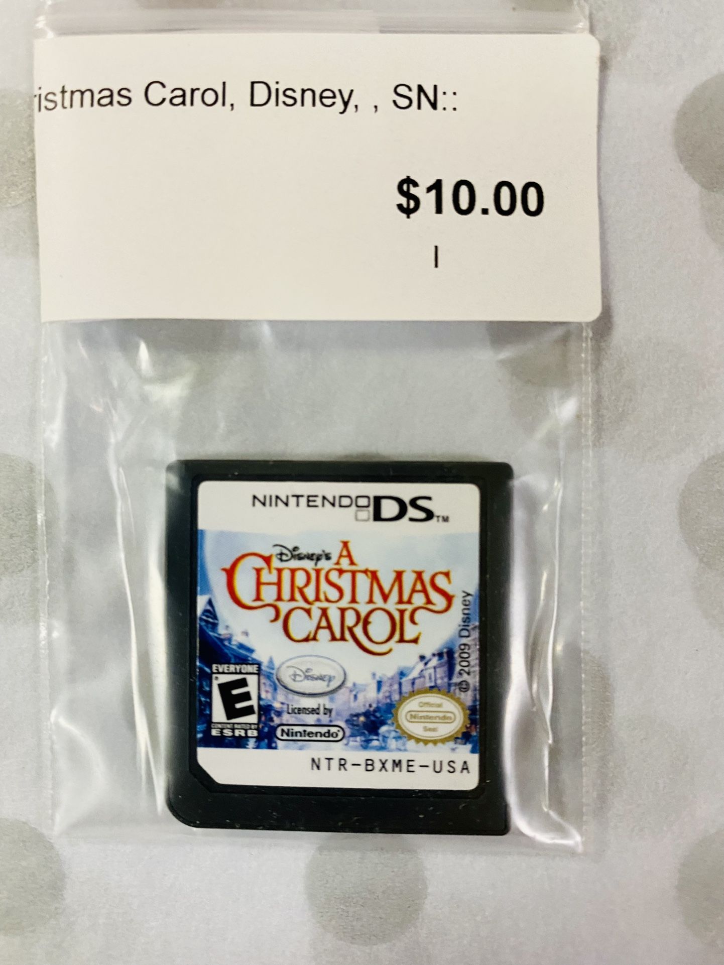 A Christmas Carol, Disney Nintendo DS Game