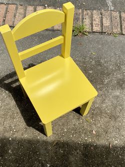 Yellow Kids Chair
