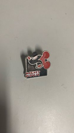 Disney Parks Mickey Mouse Expression Enamel Pin - Red/Black Square (2012)