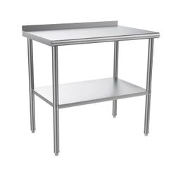 ROVSUN Stainless Steel Table 48” x 24”