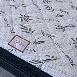 Black Bamboo Queen Size Set 