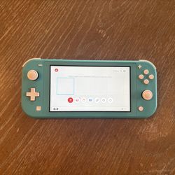 Blue Nintendo switch