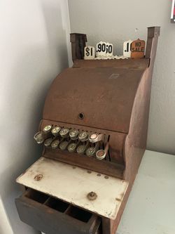 Antique cash register