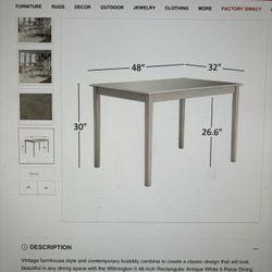 Teal Table From Overstock In Great Condition 