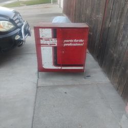 Vintage Parts Cabinet