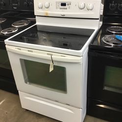 Whirlpool Glass Top Electric Stove Used for Sale in Indianapolis, IN -  OfferUp