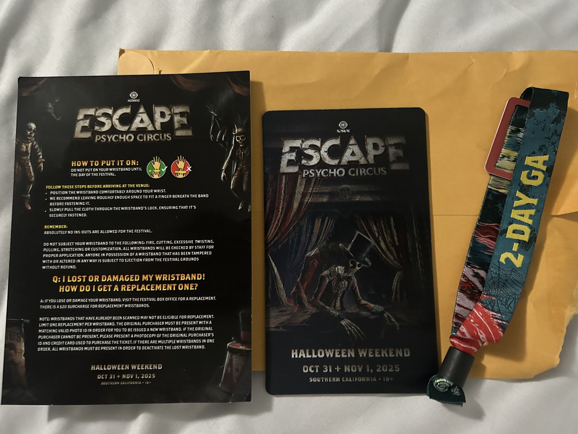 Escape Ticket 2-day Pass
