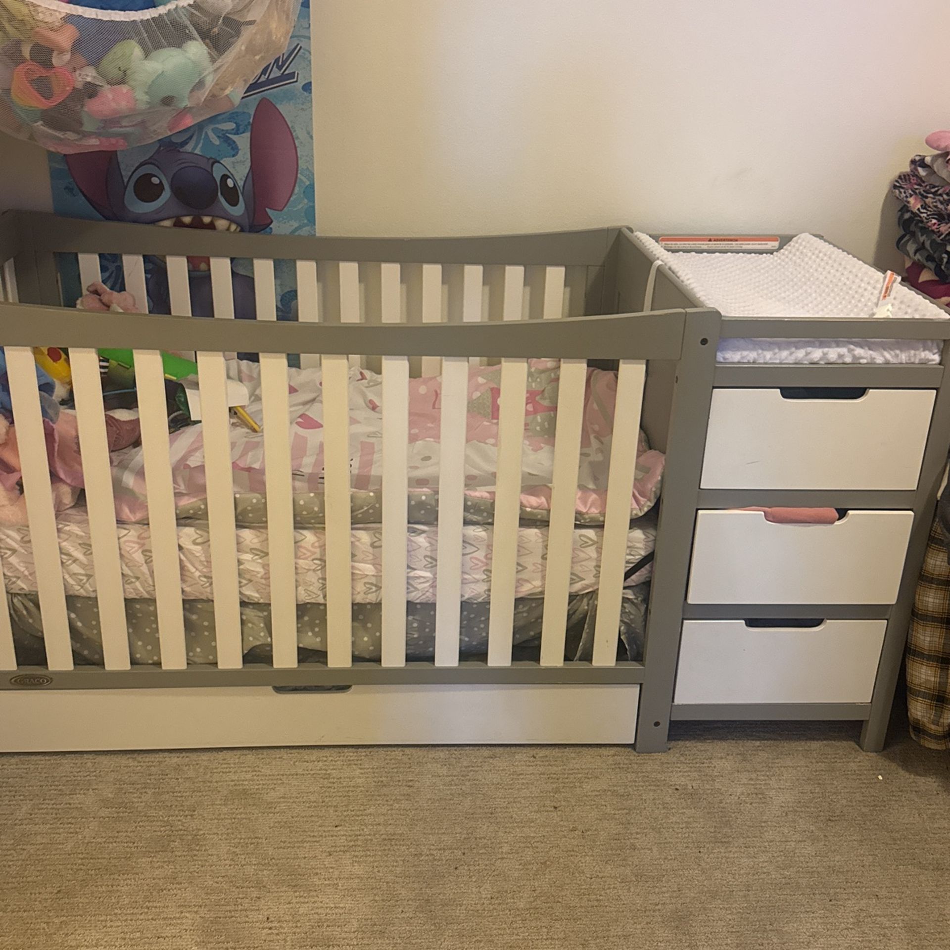Crib With Changing Table