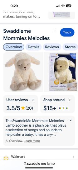 SwaddleMe Plush Lamb