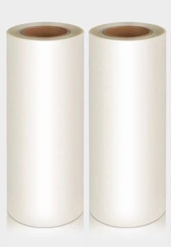 2pcs/DTF Transfer Film Roll 13" x 328ft - Premium A3+ DTF Film Roll, Single Sided Glossy Clear PreTreat PET Heat Transfer Paper, Cold and Hot Peel, Di