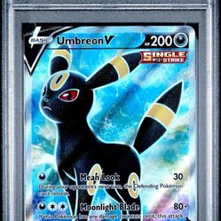 2021 Pokemon Sword and Shield Evolving Skies Umbreon V #188 PSA 10 GEM NEW CERT