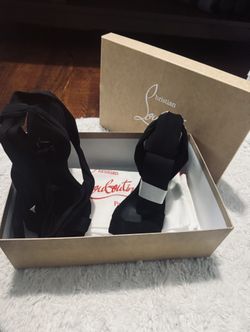 CHRISTIAN LOUBOUTIN MELIDES DU DESSERT BLACK