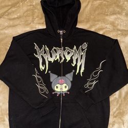 KUROMI HOODIE - Grundgy Zipper Hoodie - $20
