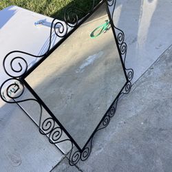Square Mirror With Nice Design