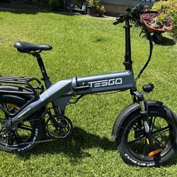 E-Bike Foldable Tesgo STT New Open Box 