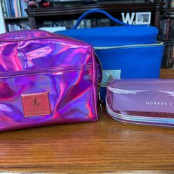 Set Of 3 Jeffree Star Makeup/Brush Bags