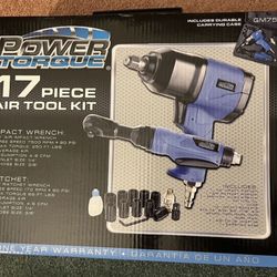 Brand New Power Torque 17 Piece Air Tool Kit Never Opened