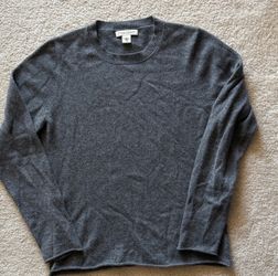 Cashmere Banana Republic Women's L Gray Crewneck Sweater