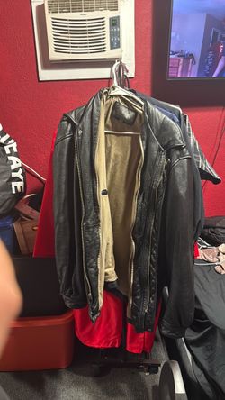 wilson leather XL tall leather jacket