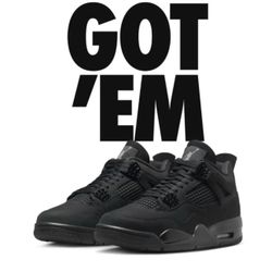 Jordan 4 Black Cat 