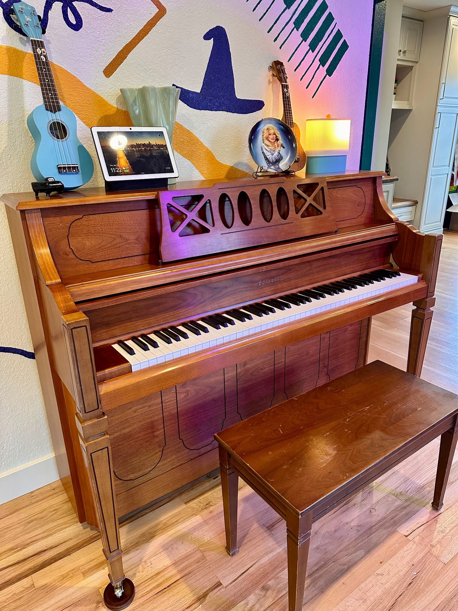 FREE - Falcone Upright Piano In Excellent Condition