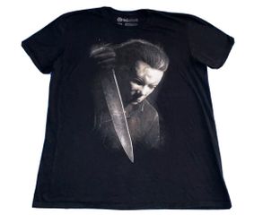 Halloween Michael Myers Knife Black T-Shirt Men’s XL