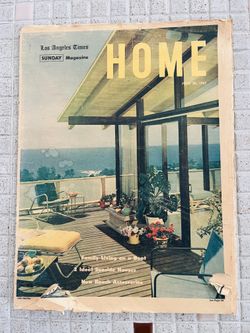 Vintage Los Angeles Times HOME Sunday Magazine June 30, 1957