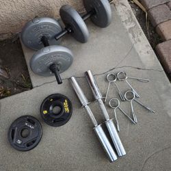 Gold's Gym dumbbells &  Challenger Orbatron 14.3