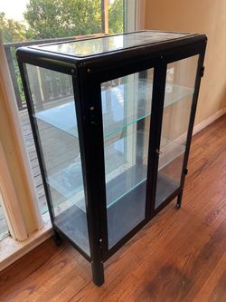 Glass and Metal Display Case