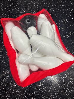 giant outdoor bowling ball pin set