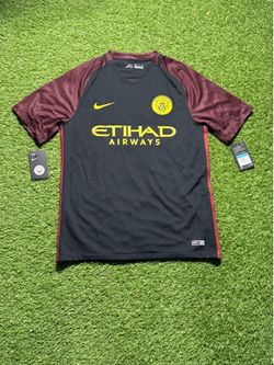 Manchester City 16/17 Away Jersey Sergio Kun Agüero Men’s Size M