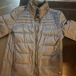 Zara Men Zip Detail Thermal Lined Shirt Puffer Coat Size M 