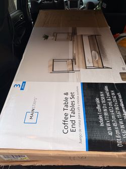Coffee table and End  table set