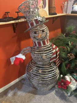 Xmas Snowman & Gift Box Displays