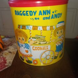 Raggedy Ann And Andy Cookie Jar