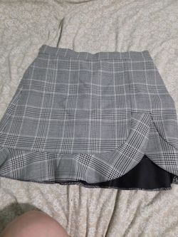 Zara plaid skirt