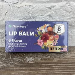 Natural Lip Balm Bulk with Vitamin E and Coconut Oil - 8 Flavors - New
